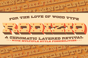 MFC Rodizio, a Font by Monogram Fonts Co. (Thumbnail 1 of 6)