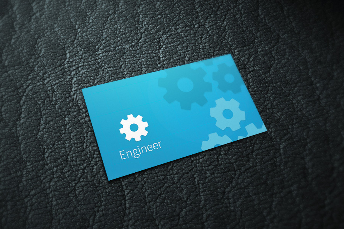 Engineer Business Card + Bonus, a Business Card Template by Rafael Oliveira (Photo 2 of 5)