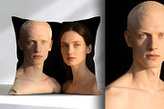 Young Albino Man and Women, a Person Illustration by Sharon Schwalbe (Thumbnail 1 of 3)