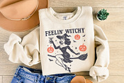 Feelin Witchy PNG, Retro Witch, an Illustration by SharpMarketplace (Thumbnail 8 of 9)