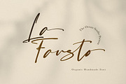La Fausto | Handwritten Font, a Handwritten Font by Jolicia Type (Thumbnail 1 of 10)