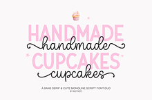 Handmade Cupcakes - Font Duo