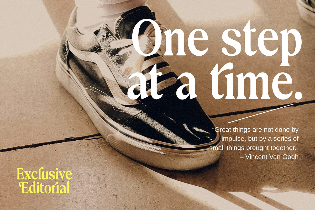 Exclusive Editorial - Retro Serif, a Serif Font by Dora Typefoundry (Photo 12 of 12)