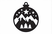 christmas svg bundle, laser cut chri, an Illustration by musafir_fashion (Thumbnail 7 of 16)