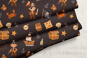 Pirate Party Clipart Set, a Wallpaper Graphic by DigitalDream (Thumbnail 7 of 9)