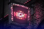 NIGHTIES - Neon Light Party Font, a Sans Serif Font by Hamz Studio (Thumbnail 8 of 11)