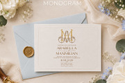 MA AM Wedding Monogram Logo, a Branding & Logo Template by LogoAV (Thumbnail 2 of 6)