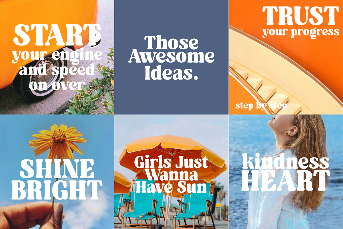 Aloha Nineties - Retro Serif Font, a Serif Font by Keithzo (Photo 2 of 10)