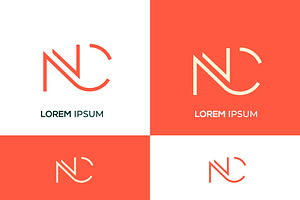 Monogram Icon Logo NC