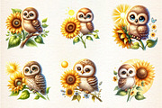 Spring Animal Sunflowers Sublimation, an Illustration by DreamArtGraphic (Thumbnail 2 of 4)