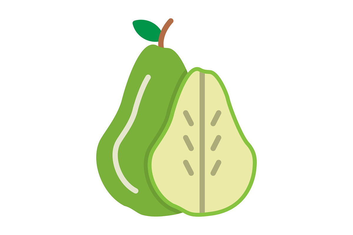 Pear Flat Icon, an Icon by Pexelpy (Photo 1 of 2)