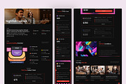 Quickets – Concert Ticketing Website, an UI Kit Template by peterdraw (Thumbnail 5 of 7)