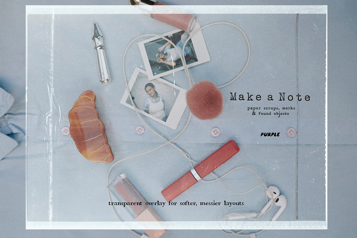Make a Note Paper & Collage Elements, an Object Graphic by Purple (Photo 12 of 18)
