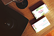 Watercolor Business Card Template, a Business Card Template by Studio 19 (Thumbnail 2 of 3)