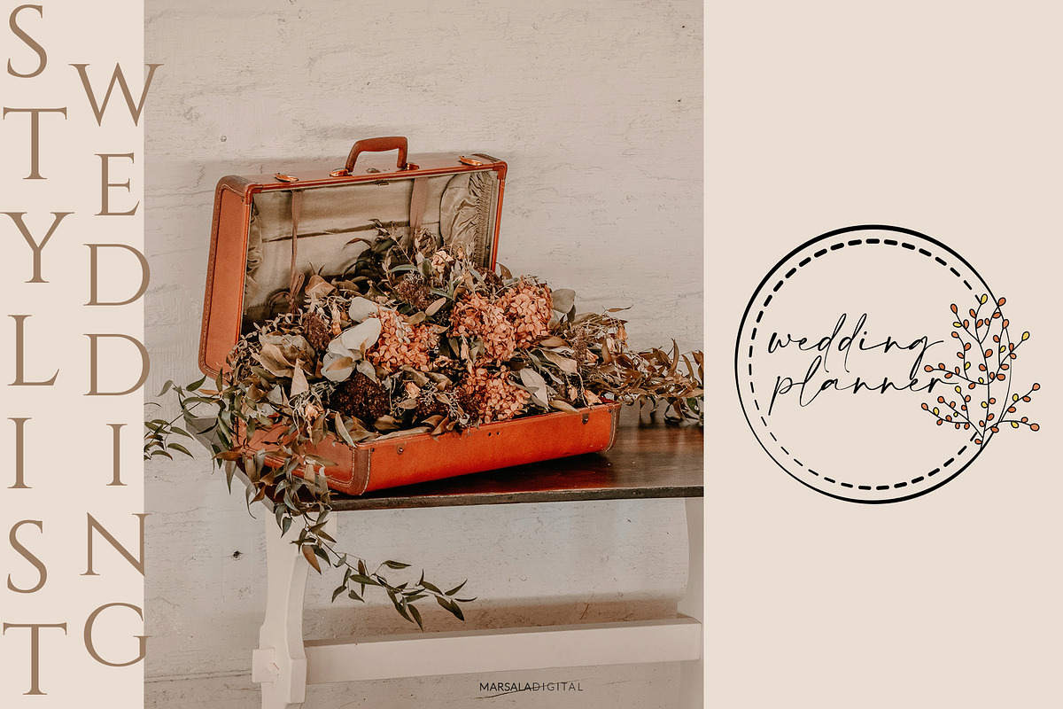 Wildflowers Botanical Line Art, an Illustration by Kaya Fonts (Photo 11 of 18)