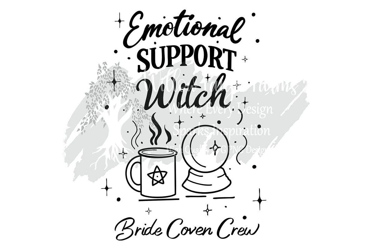 Witchy Bachelorette Shirt Bundle PNG, an Object Graphic by Willow Paige Farms (Photo 6 of 8)