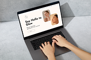 Modern Skincare Website Template, a Landing Page Template by Adored Templates (Thumbnail 2 of 10)