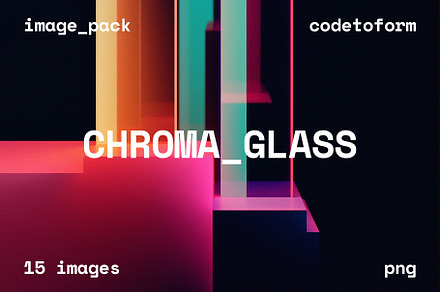 Chroma Glass Abstract Backgrounds