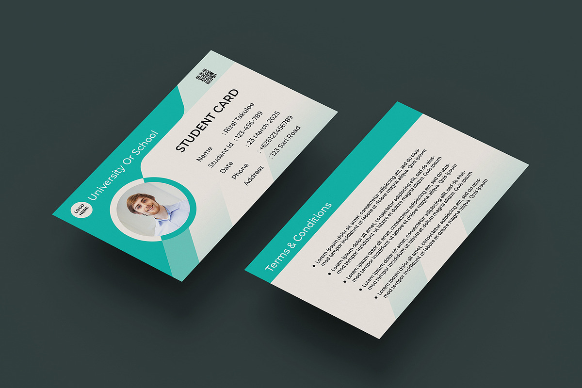 Student Card Template Vol 10, a Card Template by takuloerizal (Photo 2 of 3)