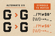 Bucktooth, a Serif Font by Deadbolt Design Lab (Thumbnail 6 of 6)
