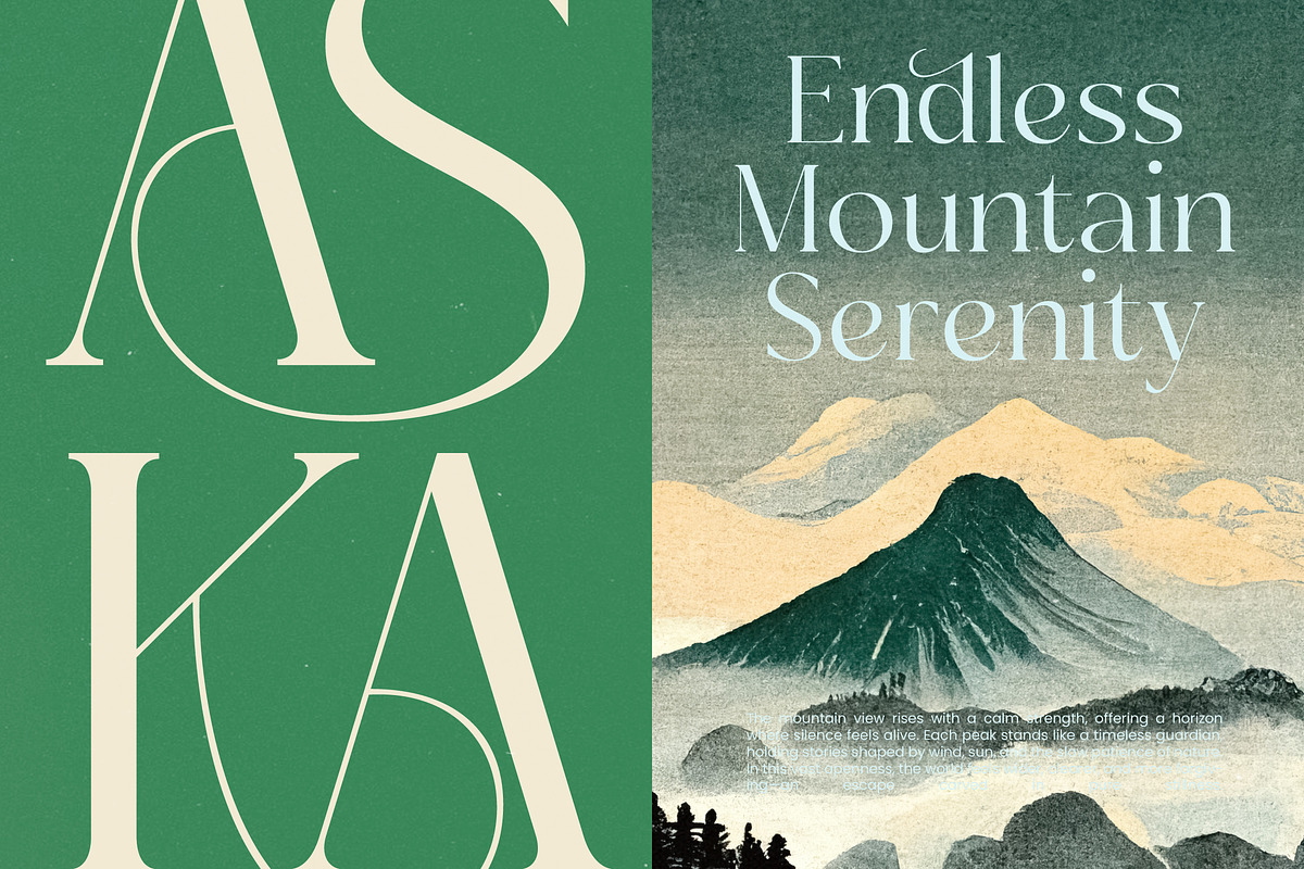Asheya Modern Elegant Serif Font, a Serif Font by timelesstype.co (Photo 12 of 20)