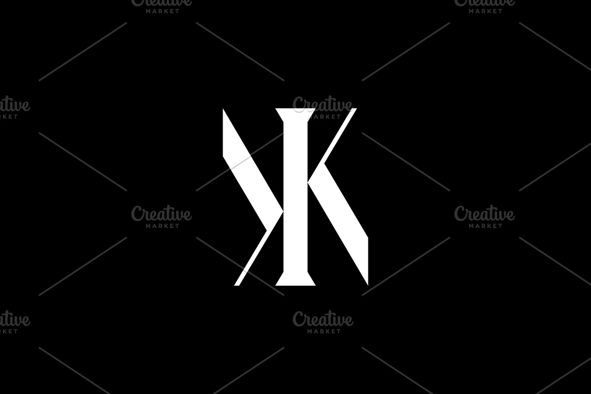 Luxury K KK Letter Logo Template, a Branding & Logo Template by MenkType Studio (Photo 2 of 2)