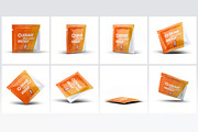 Square Pouch Sachet Mock-Up, a Packaging Mockup by DesignRushMarket (Thumbnail 1 of 6)