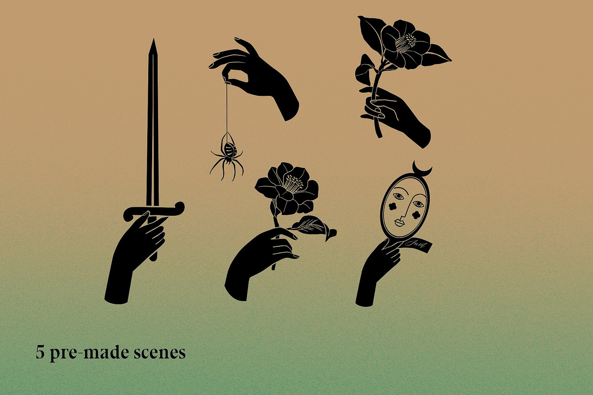 Mysterious set, an Illustration by Mii Lab (Photo 6 of 13)