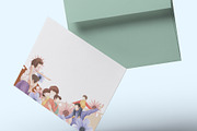 Father's Day Watercolor Illustration, a Person Illustration by CreativeValuation (Thumbnail 10 of 12)