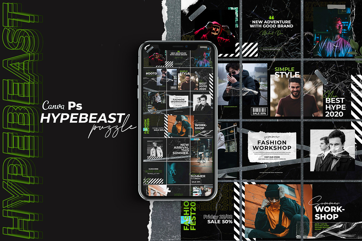 Canva | PS Puzzle Bundle, a Social Media Template by Analogi Studio (Photo 14 of 36)