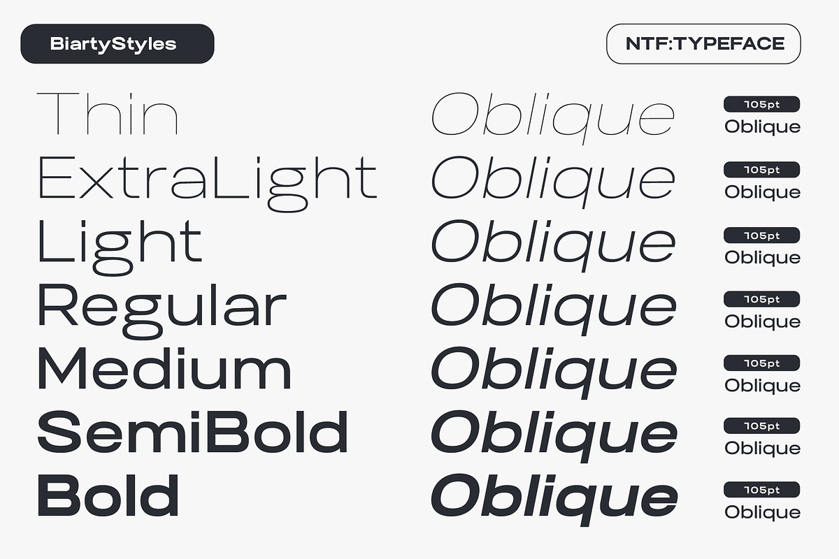 Biarty — Modern Neo-Grotesk Sans, a Sans Serif Font by Nollev (Photo 3 of 13)