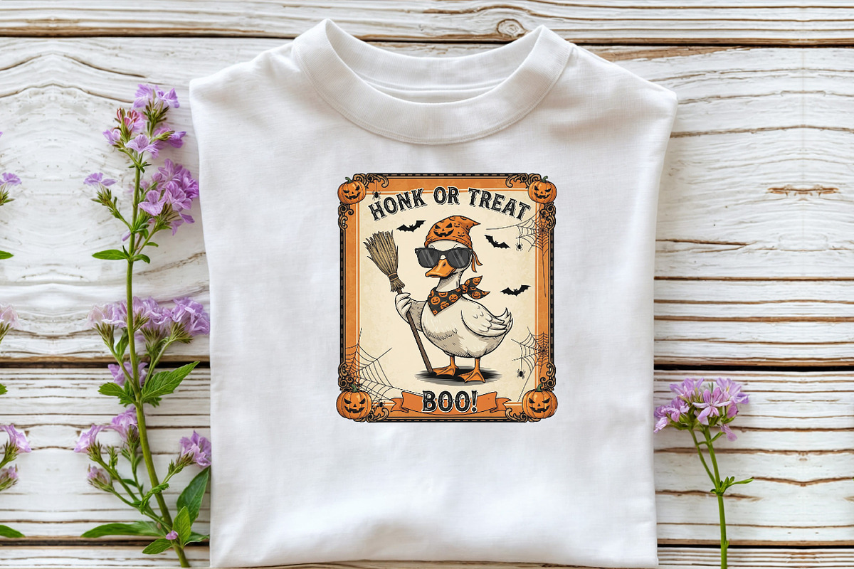 Girly Goose Png,Honk or Treat Png, an Illustration by DreamCafeArt (Photo 5 of 7)