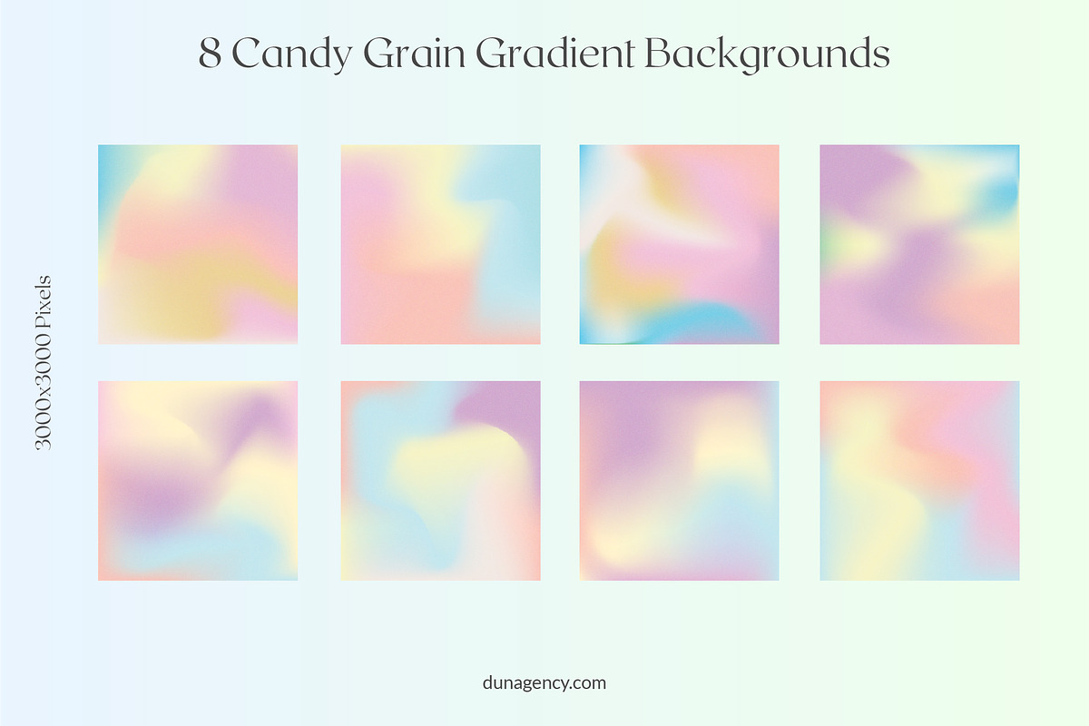 COTTON CANDY - grainy gradients, a Texture Graphic by dunagency (Photo 5 of 7)