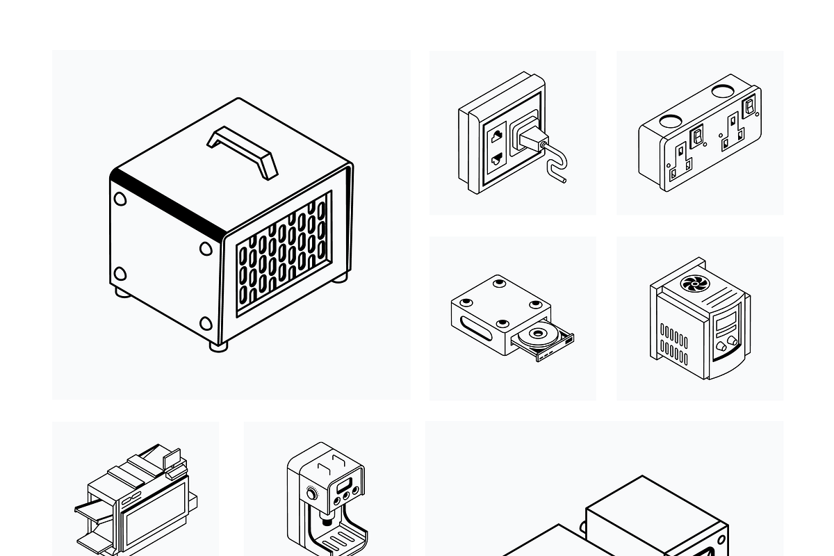 Devices Isometric Icons, a Duotone Icon by Vectors Market (Photo 12 of 16)