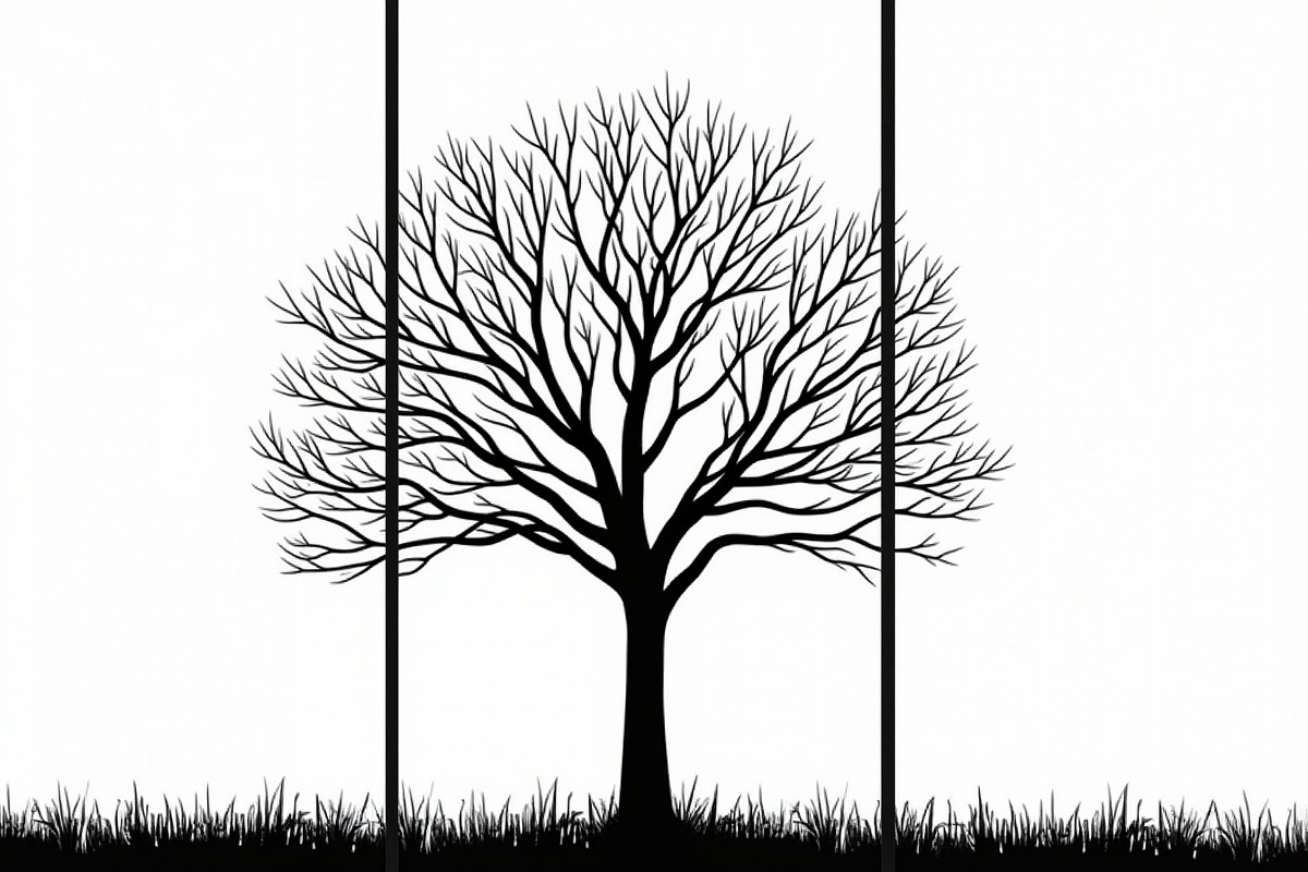Multi-Panel Tree Silhouette Laser, an Illustration by balal (Photo 3 of 9)