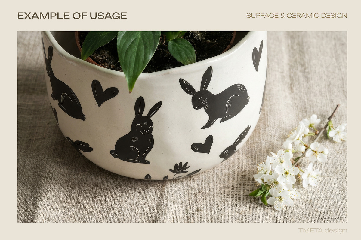 Gentle Bunny | Branding Bundle, an Object Graphic by TMETA design (Photo 16 of 20)