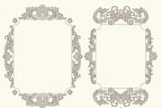 Collection vintage engraved frames., a Decorative Illustration by Vector Engraving (Thumbnail 16 of 31)