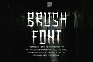 Teror Brush Font