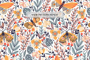 SUMMER TALE Seamless Pattern