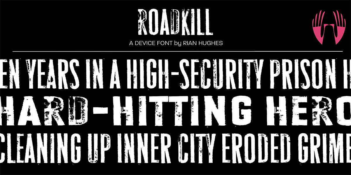 Roadkill, a Sans Serif Font by Device (Photo 12 of 12)