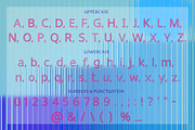 INTROPMENT - pair of striped font, a Sans Serif Font by CHIMERA (Thumbnail 3 of 11)