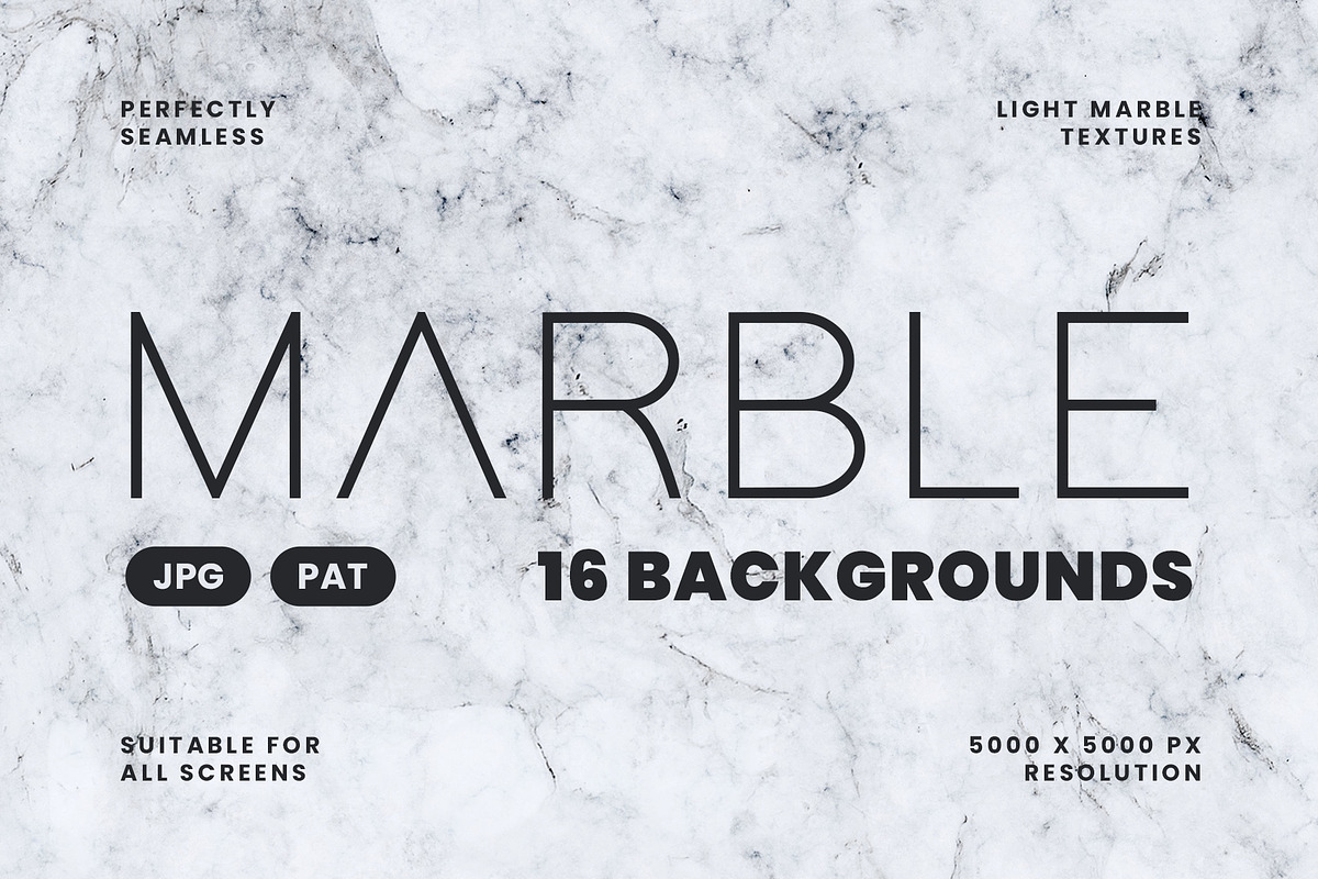 Seamless Light Marble Textures, a Texture Graphic by Aurora Graphics (Photo 1 of 7)