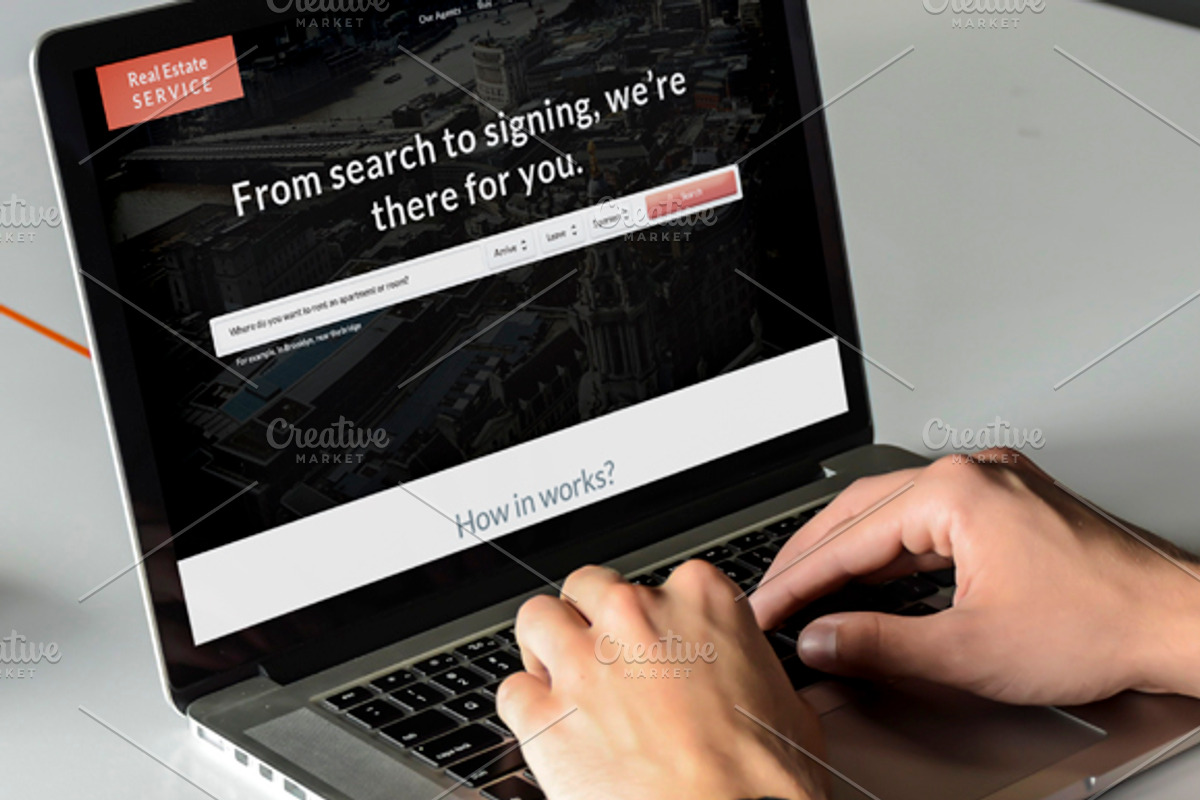 Real Estate One Page Template, a Landing Page Template by dmitriythomas (Photo 1 of 5)