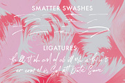Smatter - Brush Script, a Script Font by Surplus Type Co (Thumbnail 3 of 7)