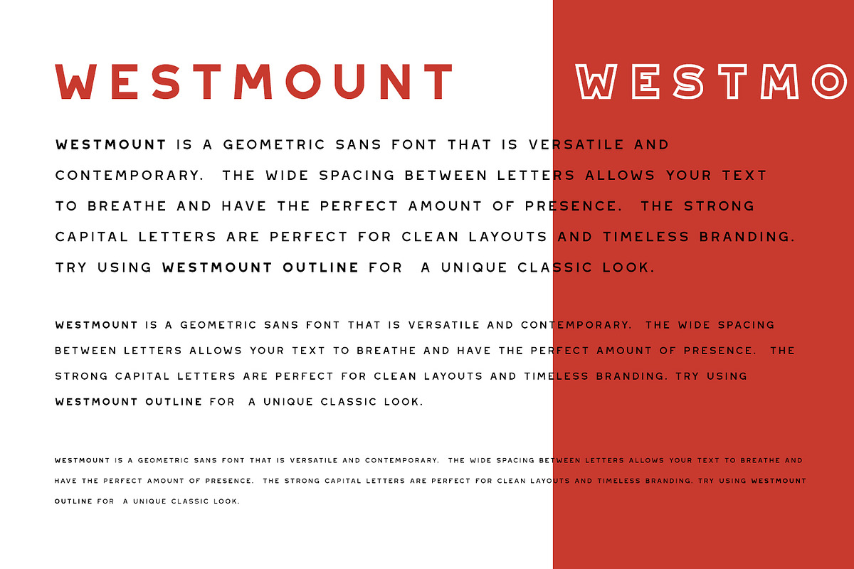 Westmount - 6 Sans Serif Fonts preview 6