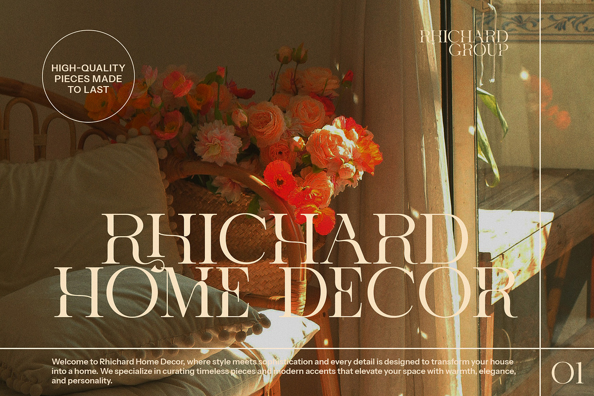 Rifah Elegant Serif Font, a Serif Font by Perfectype (Photo 5 of 8)
