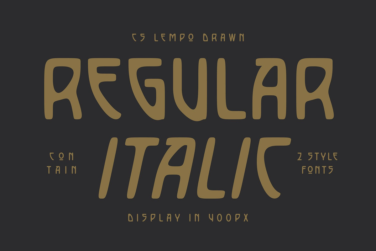 CS Lempo Drawn, a Sans Serif Font by Craft Supply Co. (Photo 3 of 8)