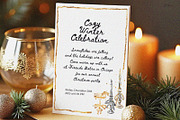 Vintage Golden Christmas Bundle PNG, a Graphic by ollalya (Thumbnail 2 of 9)