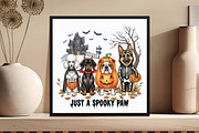 Just a Spooky Paw Png, Halloween Dog, an Illustration by DreamCafeArt (Thumbnail 5 of 7)