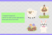 Pastel Easter Garden Graphic Set, a Pattern Graphic by Drafts n Doodles (Thumbnail 3 of 11)